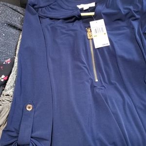 Brand new Michael Kors top with zipper